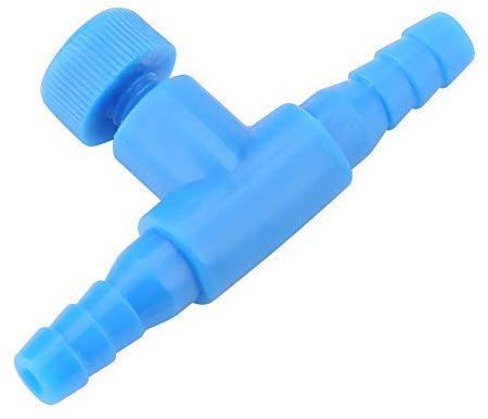 Tnfeeon 10Pcs Aquarium Valve Contrôle du Flux d'air Réservoir Poissons Plastique 2 Voies Pompe À Air Régulation Vannes Accessoires D'aquarium 4mm Tube