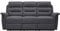 LOUNGITUDE Loungity Sofa, Stoff, Grau, Dreisitzer