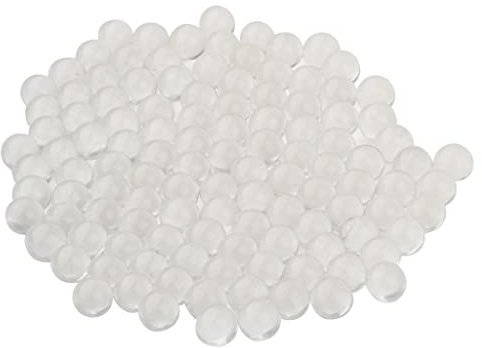 100 Stücke Durchsichtig Glas Murmeln 13mm Bälle, Murmeln Glas, Glasmurmeln für Marmorlauf, Brettspiele, Chinesische Checkers Ersatzstücke