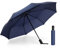 Newsight Travel Folding Umbrella, Strong 8 Ribs Reinforced Windproof Rain Umbrella, Strong Durable Umbrella Compact Portable Umbrella, Auto Open/Close Lightweight Umbrella, Navy Blue
