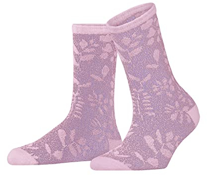 ESPRIT Damen Homey Flowers Nachhaltige Biologische Baumwolle Dünn Gemustert 1 Paar Socken (1er Pack)