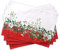 Maison d' Hermine Stoff-Tischset, 100% Baumwolle Set mit 4, dekorativ, waschbar, Ostern, Tischsets für Essen, Zuhause, Hochzeit, Bankett, Buffet, Noel – Erntedankfest/Weihnachten (33cm x 48cm)