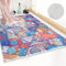 MORROWCAMP Tapis de Douche Antidérapant, 60 x 40 cm Tapis de Bain Rectangulaire en Luffa avec Drain, Tapis de Salle de Bain à Sol Mouillé, Tapis de Douche en PVC, Séchage Rapide