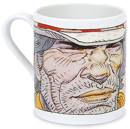 Moulinsart Porcelain Mug Moebius (Jamais Entendu parler...)