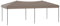 vidaXL Partyzelt Festzelt Camping Pavillon Faltpavillon Gartenzelt Grillzelt Terrasse Gartenpavillon Stahlrahmen Faltbar Taupe 3x6m