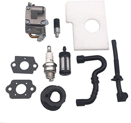 Carburador Motosierra para Stihl MS170 MS180 MS 170 180 017 018 para ZAMA C1Q-S57 C1Q-S57A C1Q-S57B Carburador De Repuesto De Sierra De Cadena KMAGE(10PCS)