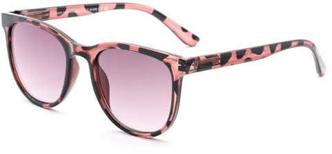 ZAVISH Reading Sunglasses Womens Designer Style Tinted Sun Readers Glasses Spring Temples UV400 Lens & Case
