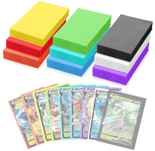 HIMOMO Karten Hüllen, 450 Stück Clear Card Sleeves - Premium Transparent Sammelkarten Protector Hüllen, Penny Sleeves für Yu-Gi-Oh, MTG Karten, Farbe