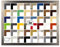 Colorello Bilderrahmen Posterrahmen Puzzlerahmen 51x73,5 cm Farbe Metall Vintage Verrostet Optik 73,5x51 cm mit weisser Rückwand und Antireflex Acrylglas