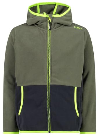 CMP - Kid Jacket Fix Hood, Olive, 176