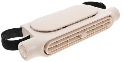 HAPINARY Ventilador De Coche Fans Para Coche Interior De Accesorios De Camiones Ventilador Usb Portátil Ventiladores De Camiones Que Soplan Aire Frio Fans Para El Dormitorio Beige Abs