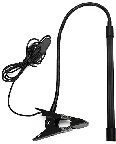 Lampe de table Outdoorm à chargement USB, intensité, lampe de lecture/étude avec protection des yeux et pince à linge