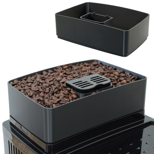 Porte-grains de café pour De'Longhi Magnifica S & Start, Plus de capacité, 1,6L | Accessoire pour machine à café De'Longhi, Rehausseur de grains à montage fixe