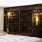 Kanora Vintage Bücherregal Wandbehang – Arbeitszimmer Bild Tapisserie Retro Bücherregal Wandkunst Bibliothek Bohemian Hippie Tapisserie Schlafzimmer Studium Wohnheim Dekor