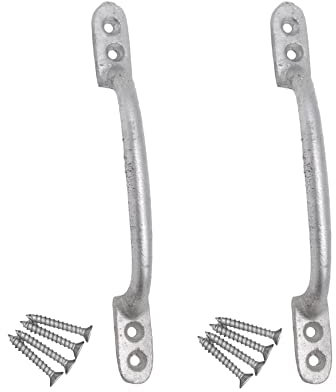 EAI Hot Bed Pull Handle Cast Iron for Garden Sheds and Gates 6 Pack of 2