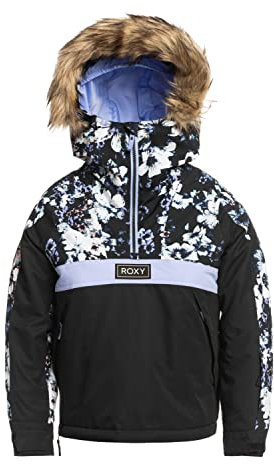 Roxy Shelter - Insulated Snow Jacket for Girls - Isolierte Schneejacke - Mädchen - 16 - Schwarz.