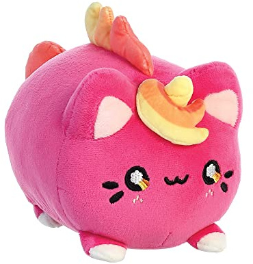 Aurora, 14288, Tasty Peach Berry Sunset Meowchi,18cm, Eco-Friendly Plüschtier, Pink