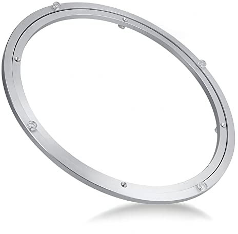 ESOYAWE Strapazierfähiges Aluminum Alloy Kugellager Drehteller, Lazy Susan Drehlager, Für Esstisch TV Monitor Fernsehtisch Küchenregal Drehbare Drehscheibe, Hohe Belastbarkeit Einfach Zu Verwenden