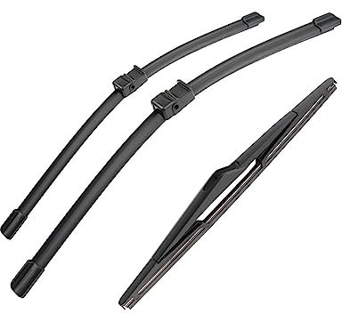 Scheibenwischer Für VW Für Caddy 2K 2004 2005 2006 2007 3PCS Vorne Hinten Wischer Klingen Windschutzscheibe Windschutz Fenster Wischer 24 + 19 + 16