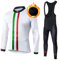UGLY FROG Abbigliamento Completo Ciclismo Uomo Tuta Bici da Corsa Invernale Maglia MTB Manica Lunga + Salopette Imbottiti con Gel 20D XL