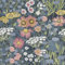 Orainege Vintage-Blumen-Tapete zum Abziehen und Aufkleben, Boho-Blumen-Kontaktpapier, Gänseblümchen, selbstklebend, entfernbare Tapete für Schlafzimmer, dekorative Wandtapete, 45 x 300 cm