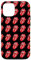 Hülle für iPhone 14 Rolling Stones Offizielles Logo, Schwarz