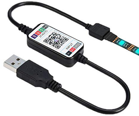Ricardonty Wireless Bluetooth LED Dimmer Remote Controller DC5-24V Phone APP Connection Control for RGB Light Strip Switch