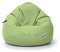 Nadimaideal Sitzsack Tropfenform Kastanie | Bodenkissen für Kinder & Erwachsene | Indoor & Outdoor | Gaming Sitzsack - Sitzkissen - Beanbag | Füllung EPS Perlen (Limettengrün, XL-Durchmesser 77 cm)