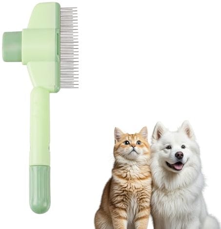 Katomi Katzenkamm Grün – Fellpflege Kamm für Katzen, Fellbürste & Haustierpflege, Umweltfreundlich, Ideal für Katzenbesitzer, Weihnachten & Geburtstag, 20 cm