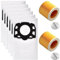 Set di accessori per aspirapolvere Kärcher SE4 SE 4 Plus KFI 3310 KFI 357 (6 sacchetti + 2 filtri HEPA)