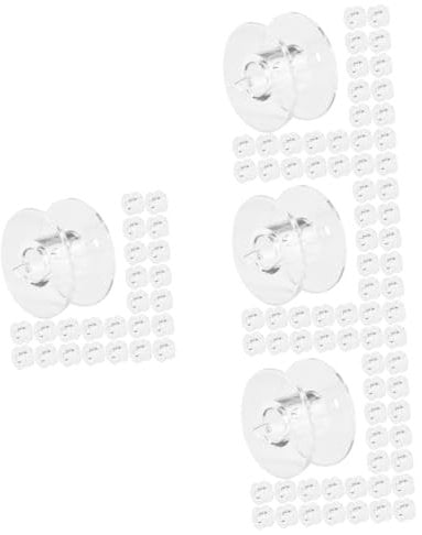 SHINEOFI 4 Juegos De Mini Bobinas De Costura Bobinas De Hilo De Bordar Portátiles Para Máquina De Coser Brother Bobinas Para Máquina De Coser Bobinas De Hilo Kit De Costura Bobina De