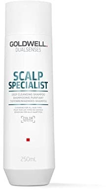 Goldwell Dualsenses Scalp Specialist Tiefenreinigendes Shampoo für sensible Kopfhaut und dünner werdendes Haar, 250 ml frisch