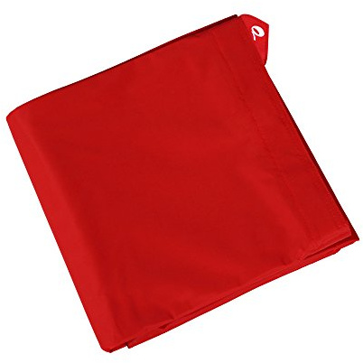 QSack Outdoorer Kindersitzsack Hülle ohne Füllung, Wechsel Bezug Kinder Sitzsack Outdoor 100 x 140 cm, Neu (rot)