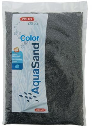 Zolux Aquasand Color Noir Ebene 1Kg