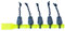 Matrix Fox Matrix Dacron Gummizugverbinder - Größe: Medium, Farbe: Gelb, Verbinder für Snowboarden