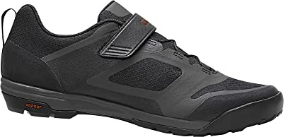Giro Ventana Fastlace Men's Clipless Mountain Bike Shoes - Black/Dark Shadow (2024), 48