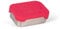 ergobag Edelstahl Brotdosen Set 2er Set mit Snack-Box Edelstahl & Silikon-Deckel BPA-frei Spülmaschinenfest Sternchen - Silber