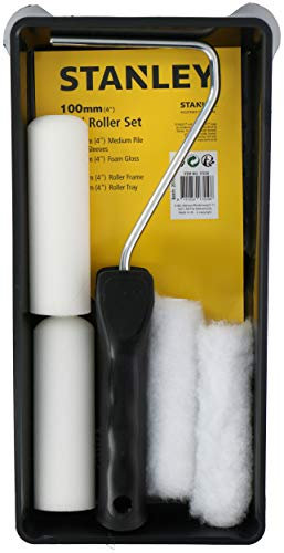 Stanley - Paint Roller Set - 100 mm - 4 Sleeves