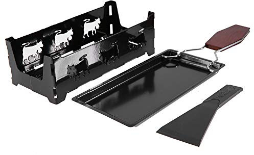 Baking Tray Bakeware Non stick Coating Heated Design with Candles Raclette Grates with Frame and Spatula for Processed Cheese Eggs