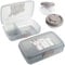 Brotdose Kinder mit Fächern 3friends, 2x Brotdosen + 2x Schraubdeckeldosen, Lunchbox Kinder mit Trennfächern und Clickverschluss, Bento Box Kinder, Brotzeitbox ohne BPA, 100% Recyclebar Frühstücksbox