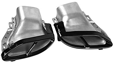 HZJA Auto Auspuffblende Für Mercedes-Benz W213 W212 W205 X253 W246 W176 X166 Für Mercedes-Benz ABCE GLS GLC-Klasse Edelstahl Automobil Auspuff Endrohr Endrohrabdeckung. Auspuff Endrohre