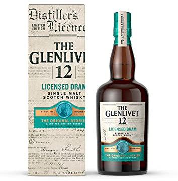 The Glenlivet 12 Years Old LICENSED DRAM Limited Edition 48% Vol. 0,7l in Geschenkbox
