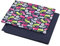 1buy3 Duo-Set Jersey Stoff Gemustert zum nähen | 92% Baumwolle, 8% Elasthan | Kinderstoff | Baumwolljersey | Muster: Cameleon 2 + Dunkelblau |2 x 50cm x 160cm | Grundpreis je m² = 9,36