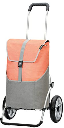 ANDERSEN Einkaufstrolley - Royal Shopper Vigo apricot 46 L einkaufen,hochwertig, Aluminium, klappbar, Kugellagerad
