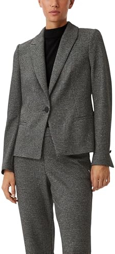 Comma Blazer mit Pepita-Muster