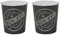 JVL Small Bin It Waste Paper Bin, Set of 2
