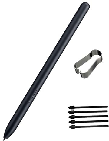 Stift für BOOX Tablet Go 10.3, 4096 Druckstufen, Stift für BOOX Tablet Tab Ultra C Pro + Spitzen/Federn (Schwarz)