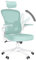 naspaluro Office Desk Chair with Flip-Up Armrest High Back Ergonomic Computer Chair with Adjustable Headrest and Lumbar Support Executive Swivel Chair for Home and Office - Green