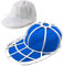 Dulamet Cap Washer für Baseballmützen, Abnehmbar Basecap kappen waschgestell, Mütze form Washer für Erwachsene und Kinder, Shaper für Waschmaschine oder Geschirrspüler (Weiß)
