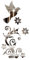 Shackcom 3D Wandtattoo Spiegel Wandaufkleber Selbstklebend Acrylspiegel Wandsticker DIY Wandtattoos Dekorative Wandspiegel Aufkleber für Wohnzimmer Schlafzimmer Dekor-Taube/Blume